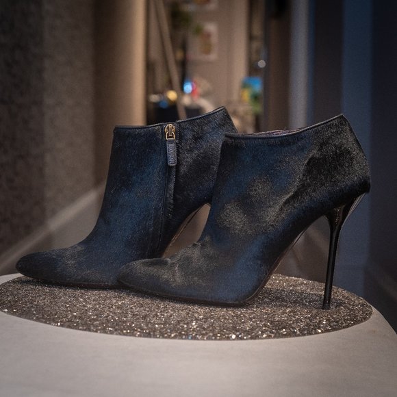 Gucci Mohair Black Booties - Picture 3 of 5
